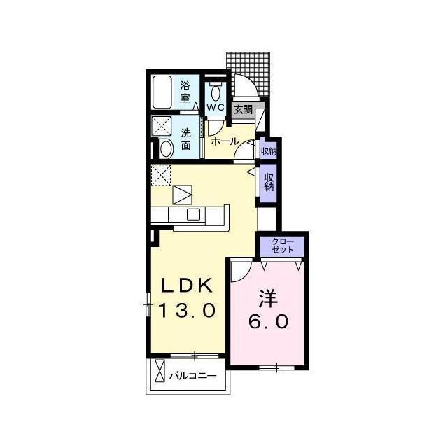 間取り図 メゾンベルデ　Ｂ