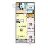自由が丘SOHO 1LDKの間取り