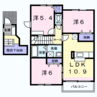 クレールメゾンＡ 3LDKの間取り