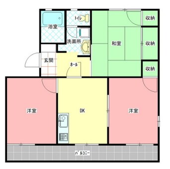 間取図 タウニィ鯉渕