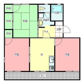 間取図 タウニィ鯉渕