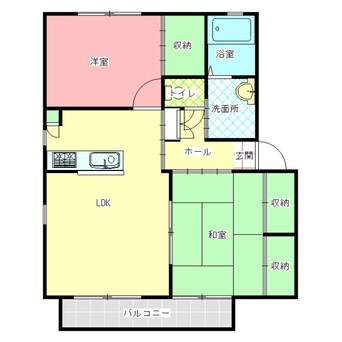 間取図 グランシード・ニューA