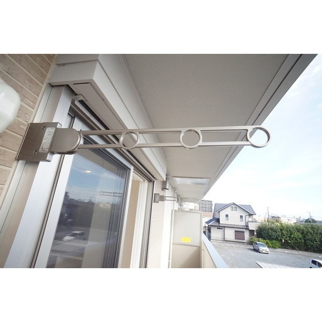 しっかりお洗濯が干せますね ウエスト・パーク　A