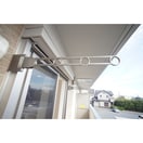 しっかりお洗濯が干せますね ウエスト・パーク　A