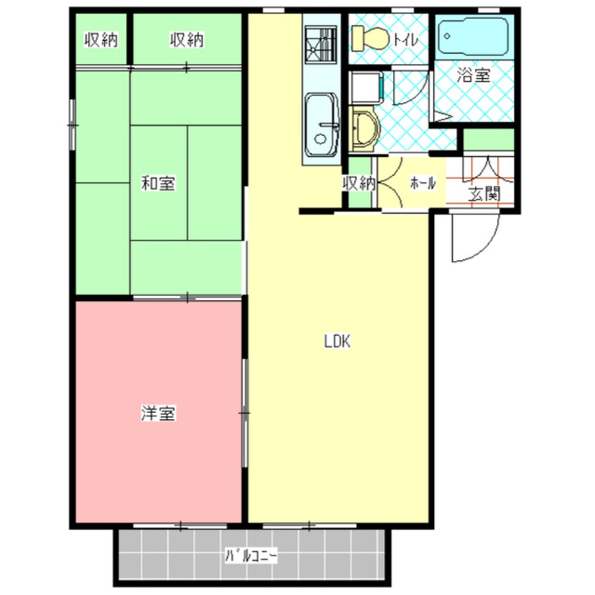 間取図 グランシードニューＤ