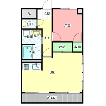 間取図 ヴィラプルメリア