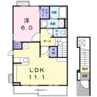 エル　クラシコ 1LDKの間取り