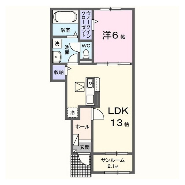 間取り図 ルシエルⅡ