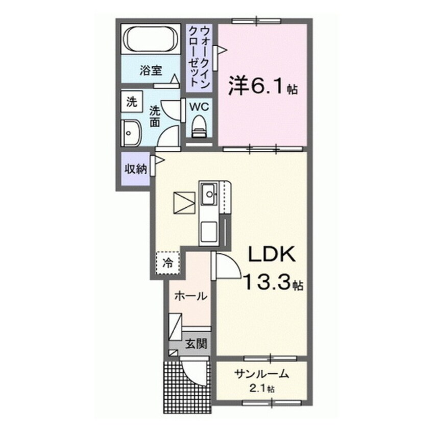 間取図 グラン　ビレッジ　ウー　Ⅲ