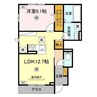 グレース 1LDKの間取り