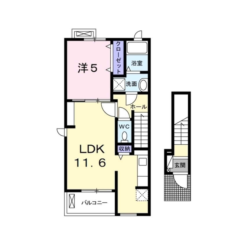 間取図 ラ・トゥール　Ⅱ