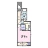 メルスィ 1Kの間取り
