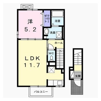 間取図 ミルトニアＡ