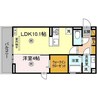 プア メリア 1LDKの間取り