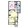 ポートアベニュー４ 1LDKの間取り