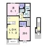 フランカルム 2LDKの間取り