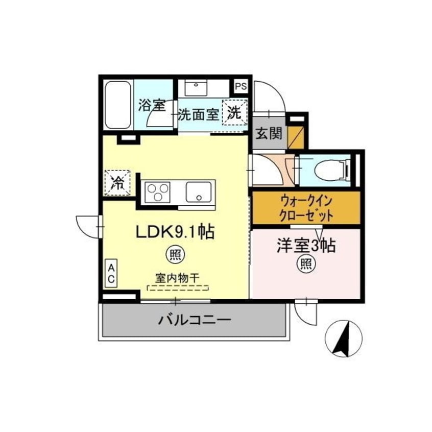 間取図 プラデーラ