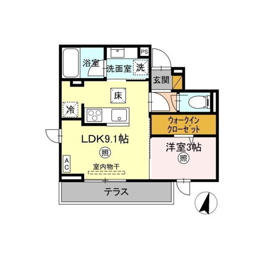 間取図 プラデーラ