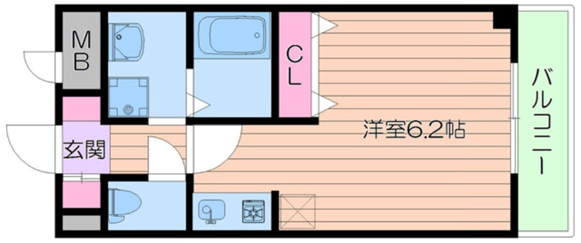 間取図 ペニーレーンOne