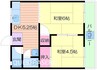 西小路ハイツ 2Kの間取り