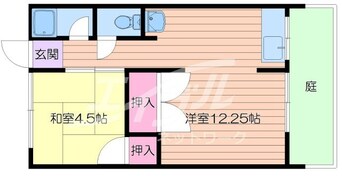 間取図 西小路ハイツ