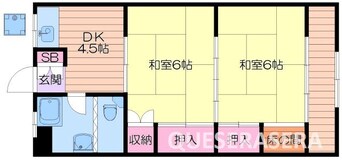 間取図 津賀マンション