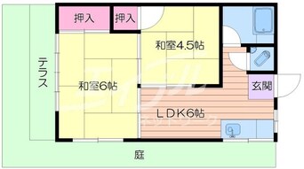 間取図 島中コーポ