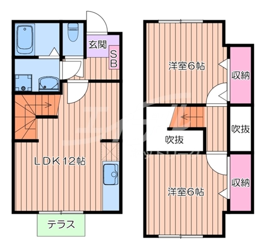 間取図 コージーコートきたのⅡ