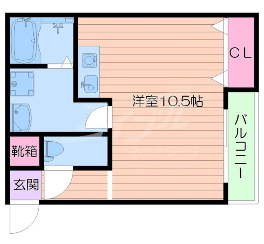 間取図 NIAL桜