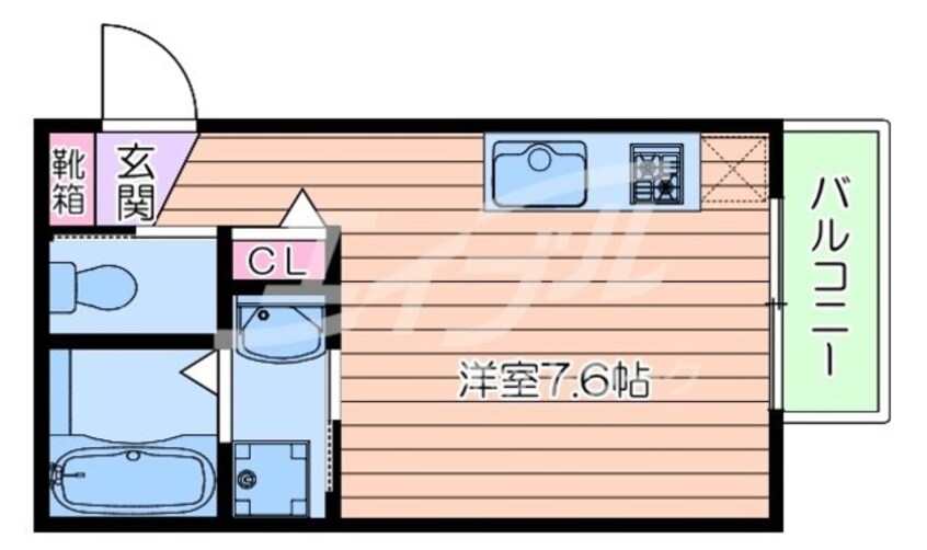 間取図 ユーハイツ住吉