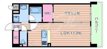 間取図 スプランディッド池田呉服町