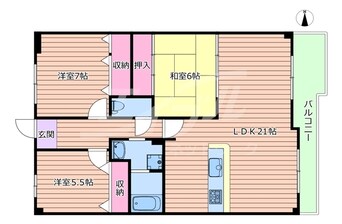 間取図 エトワール緑丘