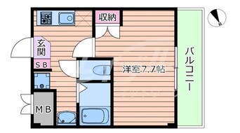 間取図 シャンヴェルジェ豊中Ⅱ