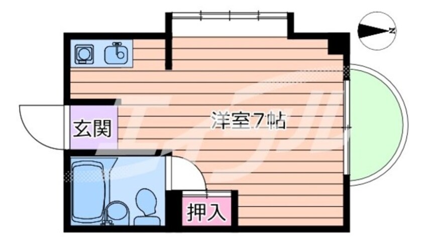 間取図 コスモ78