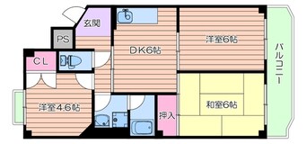 間取図 キャピタルハウス３番館