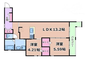 間取図 グロ―コートⅦ