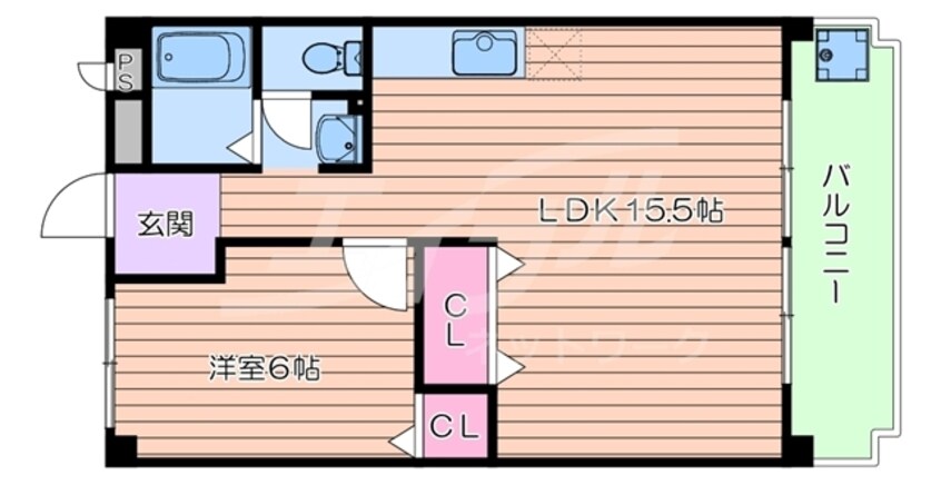 間取図 ハイツモリヤマ