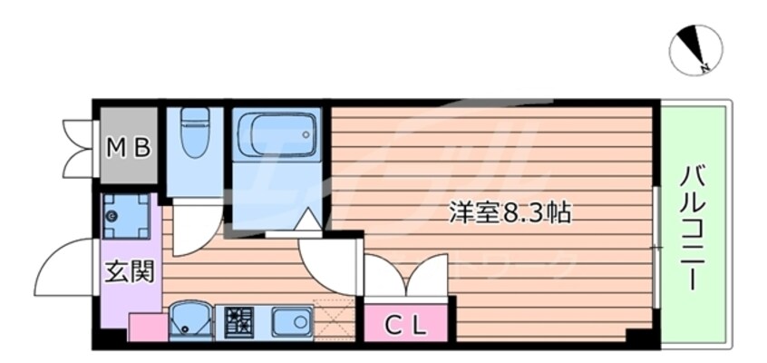 間取図 シャンヴェルジェ豊中Ⅰ