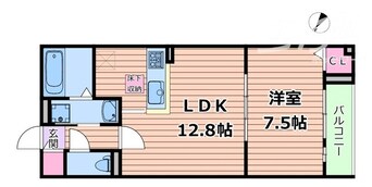 間取図 西豊川町アパート-2