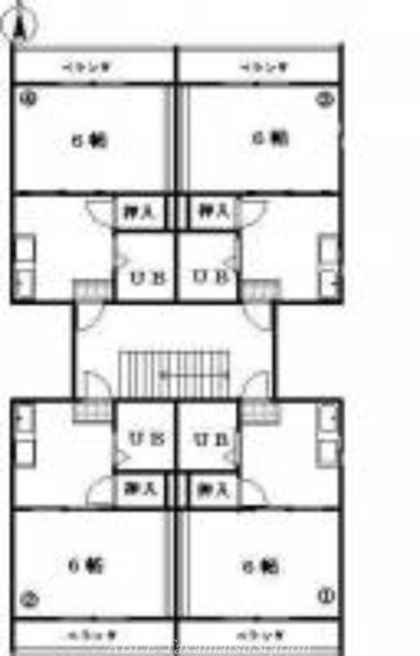 間取図 コート新北Ⅱ