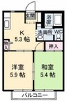 高松琴平電気鉄道<ことでん琴平線>/太田駅 徒歩23分 2階 築28年 2Kの間取り