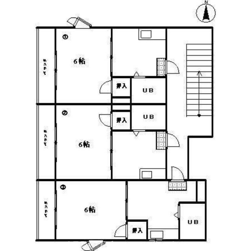 間取図 コート三条