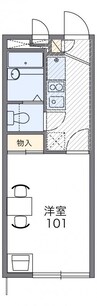 高松琴平電気鉄道<ことでん琴平線>/三条駅 徒歩9分 1階 築21年 1Kの間取り