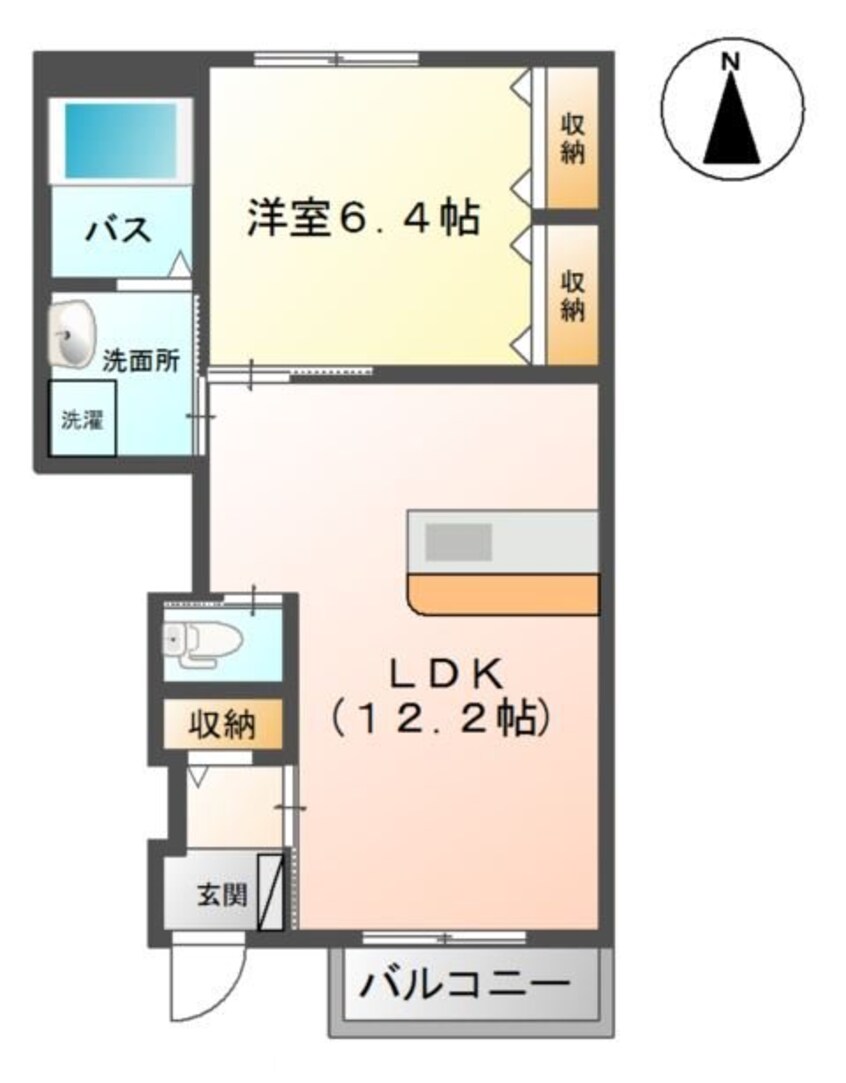 間取図 エルシオン百石