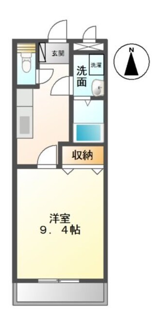 間取図 コンフィード水田