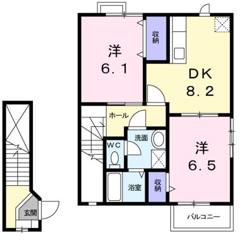 間取図 メゾングレース　Ａ