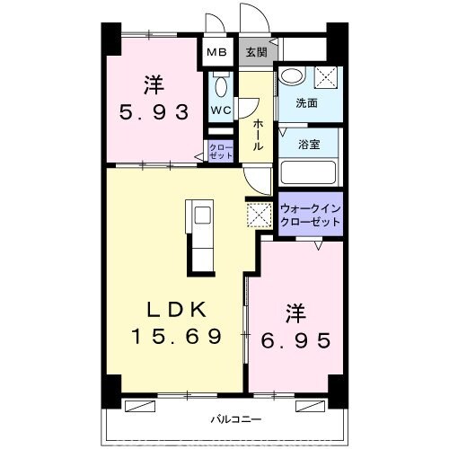 間取り図 クラール上福岡