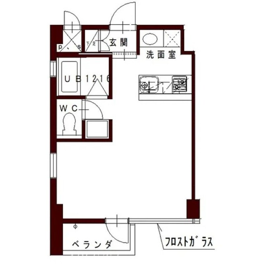 間取図 コリドールシュッド