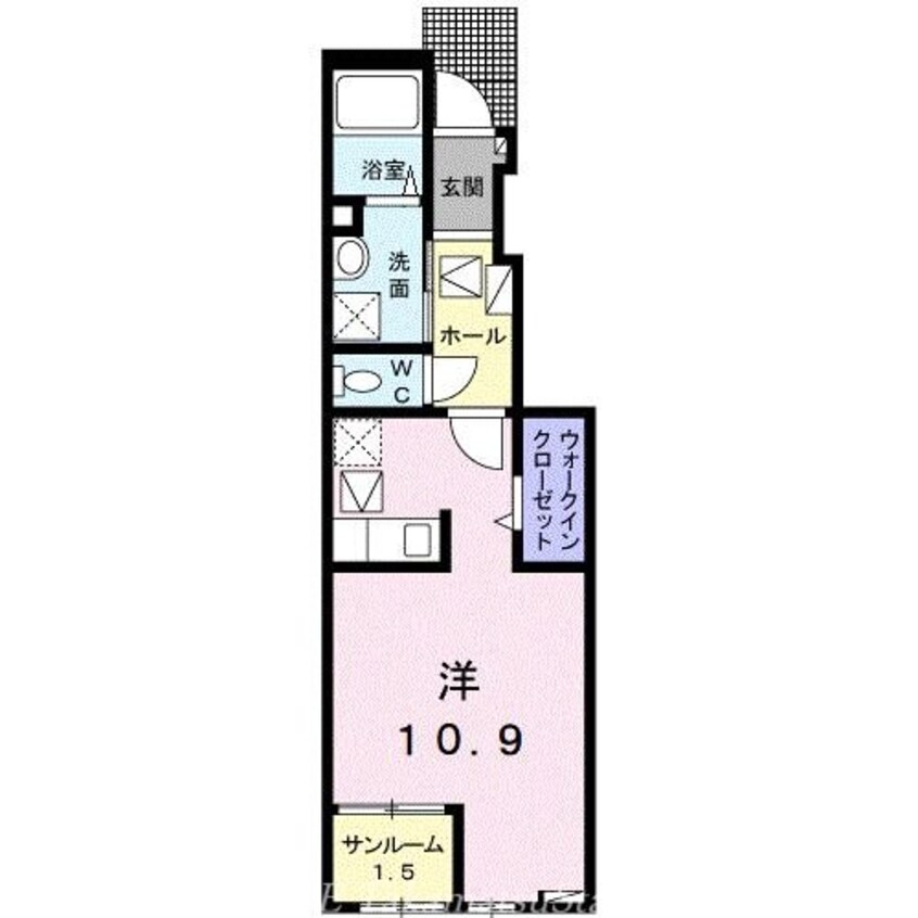 間取図 ひまわり柞田　Ｄ