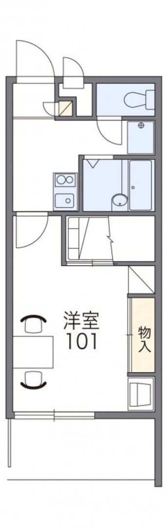 間取図 レオパレスＨＡＺＥ